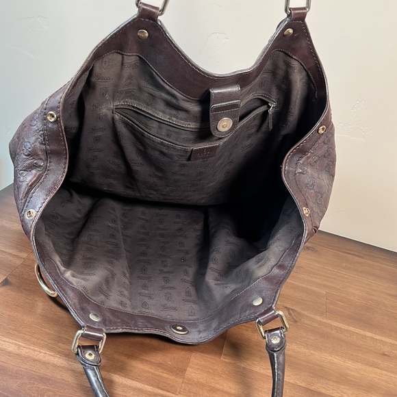 Gucci Brown Leather Sukey bag - Large - Picture 12 of 14
